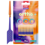 Межзубный ершик с эластичным кончиком SPLAT SMILEX ORTHO+ со вкусом мяты. Размер S. Мягкий