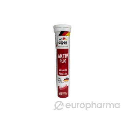 Alpen Well Актив Плюс шипучие таб, №20