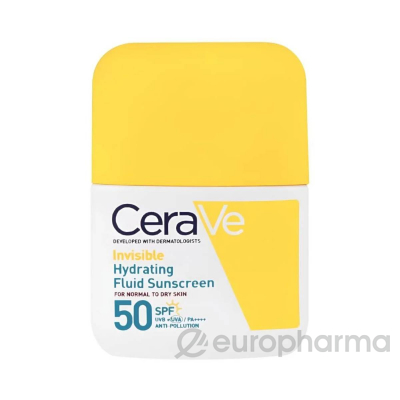 CeraVe Солнцезащитный увлажняющий флюид для лица SPF50+  50 мл