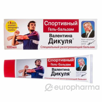 В.Дикуль Спорт восст гель-бал/тела 100мл