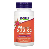 NOW Витамин D3&К2 Vitamin D3&К2 120 капсул