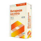 Янтарная кислота 100 мг №30 таб.