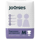 Joonies: Подгузники для взрослых, размер M (75-130см), 10 шт.