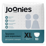 Joonies: Подгузники-трусики для взрослых, размер XL (100-160см), 10 шт.