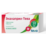 Эналаприл-Тева 10мг №30 таб