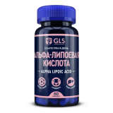 GLS Pharmaceuticals "Альфа-липоевая кислота GLS" капсулы по 400 мг №60 NEW