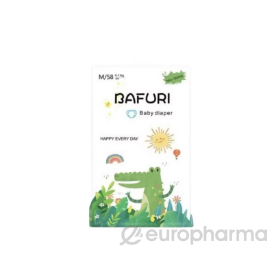 Bafuri ;Подгузники детские  M , 58 шт