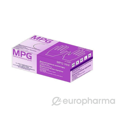 Перчатки "MPG" диагностические, смотровые, латексные, неопудренные, текстурированны L