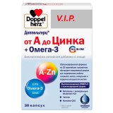 Доппельгерц от А до Цинка+Омега-3 биологически активная добавка к пище №30 капс.