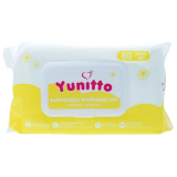 Yunitto Влажные салфетки Ромашка 80 шт
