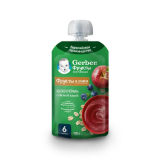 Пюре с кашей Gerber Яблоко Черника 110г