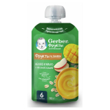 Пюре с кашей Gerber Яблоко Манго 110г