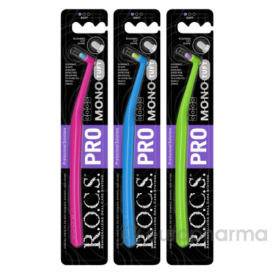 Монопучковая зубная щетка R.O.C.S. PRO Mono, мягкая