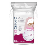 Cleanic Pure Effect  Косметические диски 60 шт  Макси размер