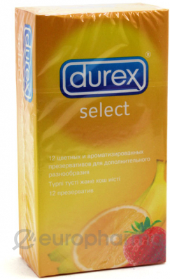 Презервативы Durex Select №12, (разноцветные) Презервативы Durex Select №12, (разноцветные)
