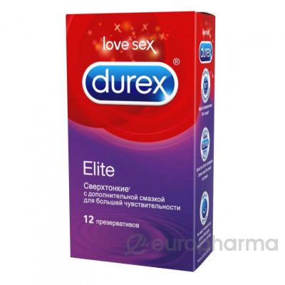 Презервативы Durex Elite №12, (особо тонкие)