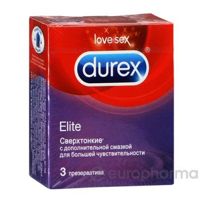 Durex презервативы Elite № 3 шт