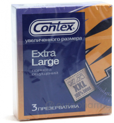 Презервативы Contex Extra Large №3, (увеличенного размера) Презервативы Contex Extra Large №3, (увеличенного размера)