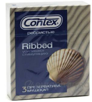 Contex презервативы Ribbed № 3 шт