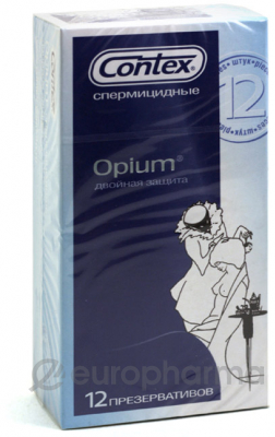 Презервативы Contex Opium №12, (спермицидная смазка) Презервативы Contex Opium №12, (спермицидная смазка)