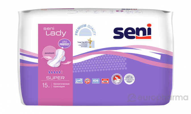 Seni прокладки Lady Super урологические № 15 шт