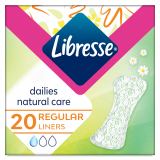 Libresse ежедневные прокладки Natural Care Regular 20 шт