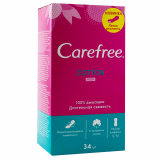 Carefree прокладки воздухопроницаемые Cotton Fresh ежедневные № 34 шт