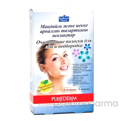 Purederm полоски очищающие для лба и подбородка №6 Purederm полоски очищающие для лба и подбородка №6