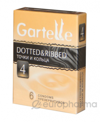 Презервативы Gartelle Dotted & Ribbed №6 Презервативы Gartelle Dotted & Ribbed №6