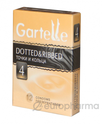 Презервативы Gartelle Dotted & Ribbed №12 Презервативы Gartelle Dotted & Ribbed №12