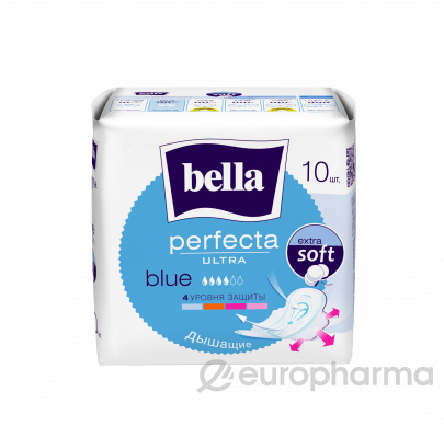 Bella прокладки Perfecta Ultra Blue гигиенические № 10 шт
