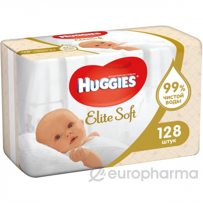 Huggies салфетки влажные Elite Soft Duo 6*2pak*64
